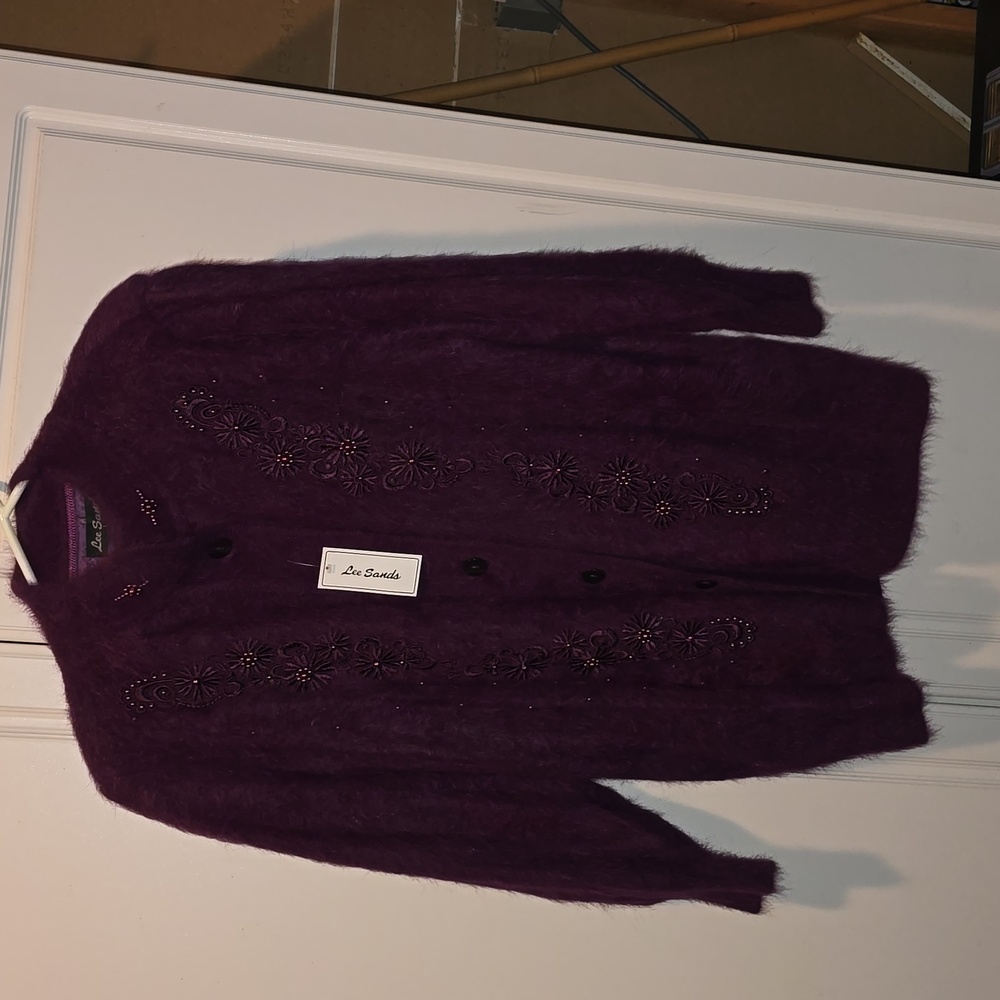 Lee Sands Deep Purple Sweater